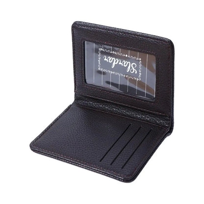 Ultra-thin Fashion PU Leather Mini Money Bag Credit Card Bag Cash Clip ID Card cover Men Wallet Coin Purse Business Card Holder