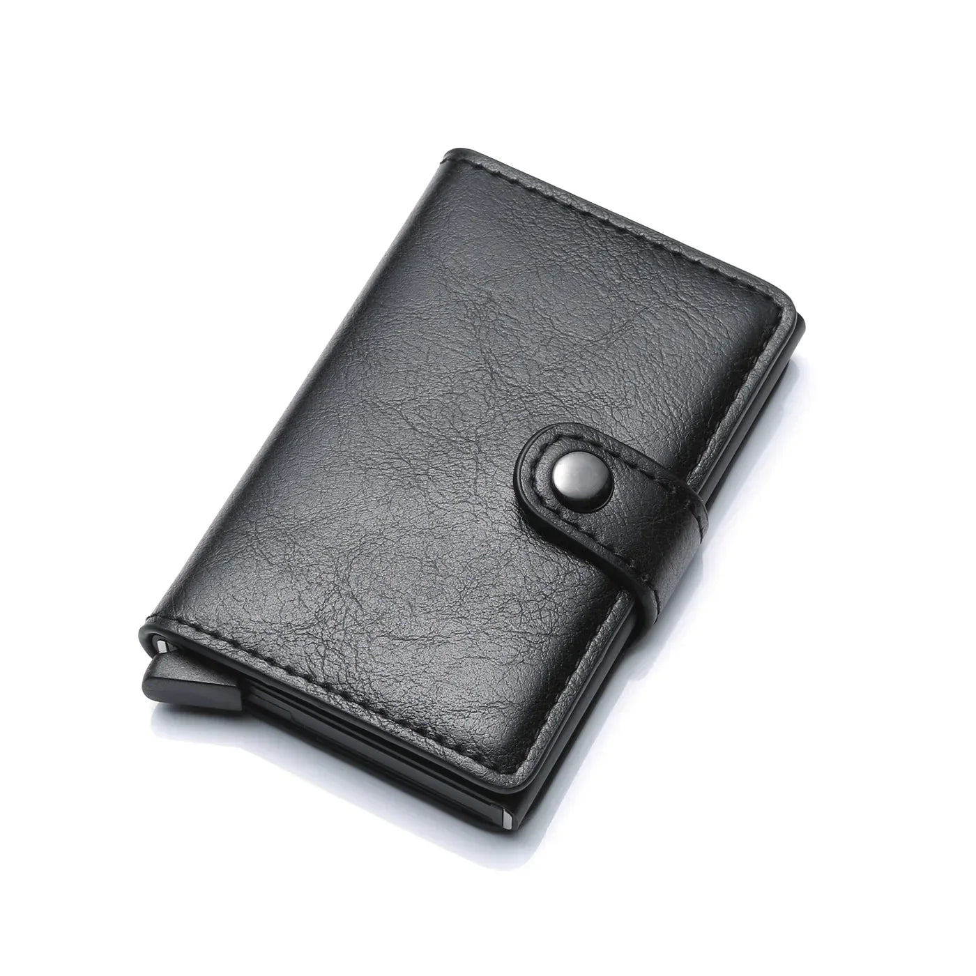 Business Credit Card Holders Leather Men Wallets Rfid Bank Cardholder Case Men VIsit Card Box Anti-theft Wallets Accessories