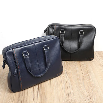 Handbags For Men Laptop With Shoulder Korean Version Fashionable Recreational Slanting Men Bags Briefcase Computer Bag Leather