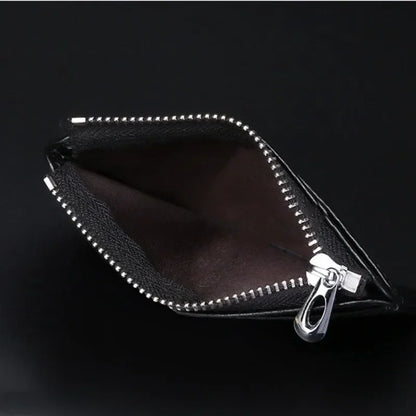 New Fashion Men's Leather Money Clips Wallet Multifunctional Thin Man Card Purses Women ID Business Card for Money Holder Purse