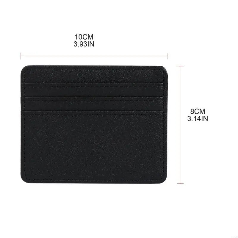 Leather Card Holder RFID Blocking for Case for Men & Women