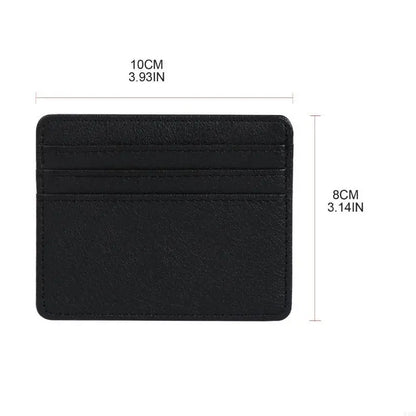 Leather Card Holder RFID Blocking for Case for Men & Women