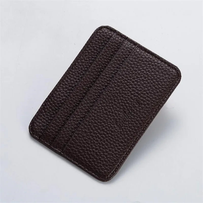 Fashion Slim Minimalist Wallet Leather Credit Card Holder