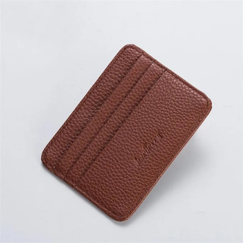 Fashion Slim Minimalist Wallet Leather Credit Card Holder