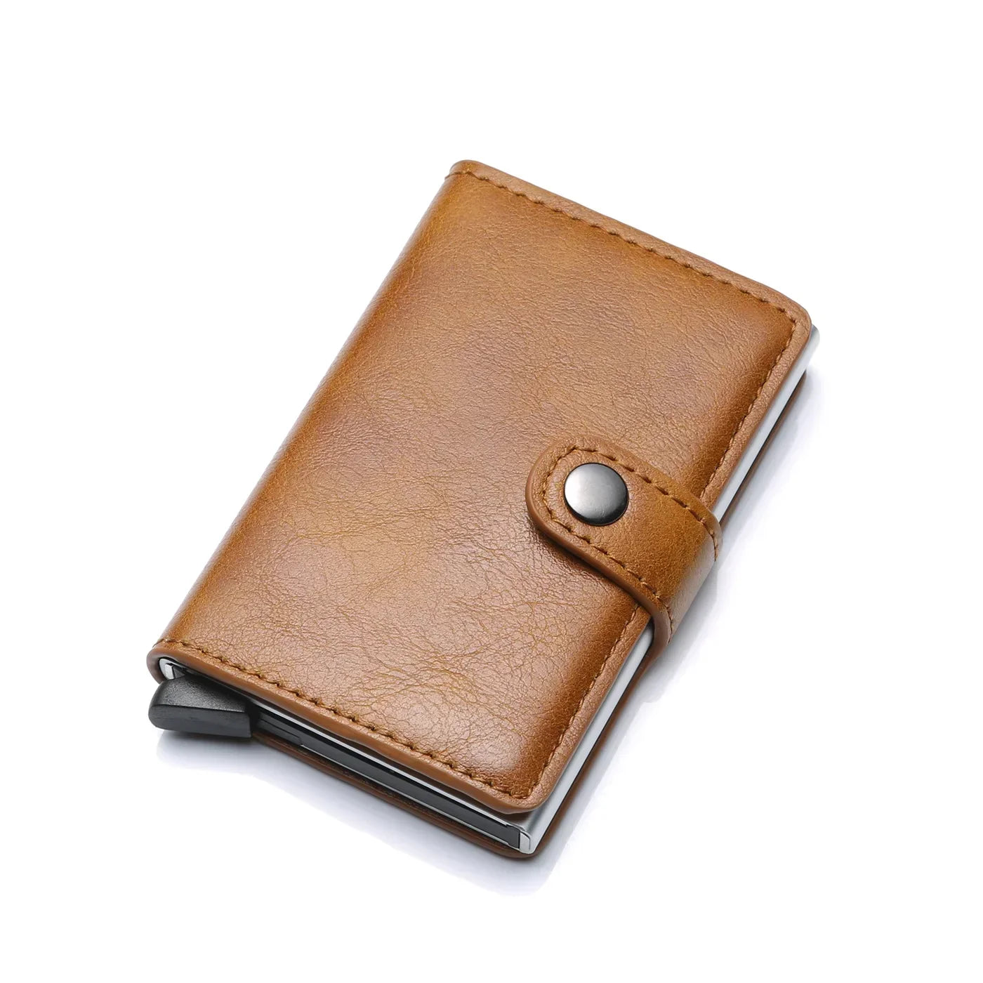 Business Credit Card Holders Leather Men Wallets Rfid Bank Cardholder Case Men VIsit Card Box Anti-theft Wallets Accessories