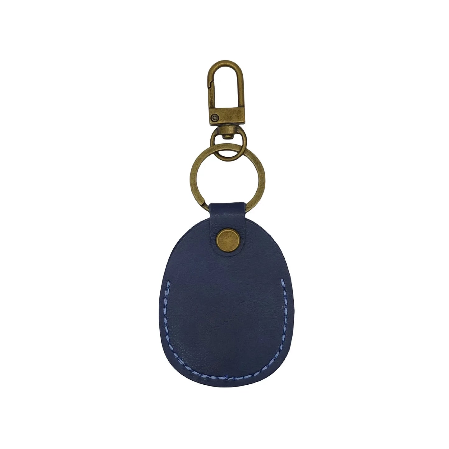 Personalize Vintage Dermis Key Chain Custom LOGO Genuine Cowhide Leather Keychain Case for Air Tag Door Card Laser Name Keyring