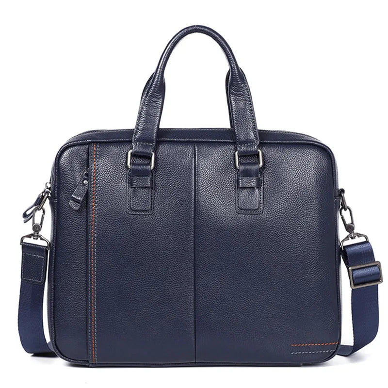 Handbags For Men Laptop With Shoulder Korean Version Fashionable Recreational Slanting Men Bags Briefcase Computer Bag Leather
