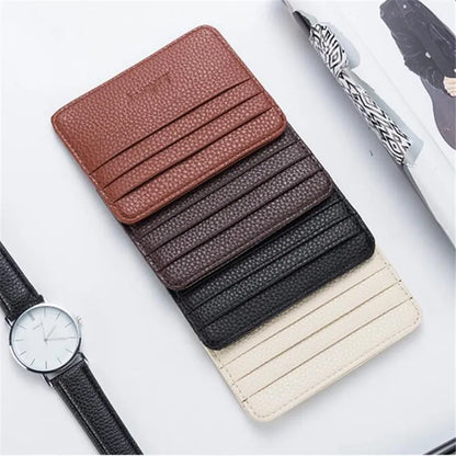Fashion Slim Minimalist Wallet Leather Credit Card Holder