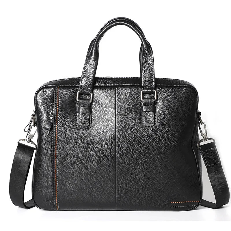 Handbags For Men Laptop With Shoulder Korean Version Fashionable Recreational Slanting Men Bags Briefcase Computer Bag Leather