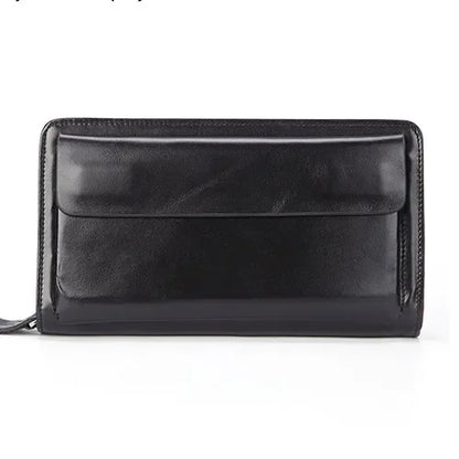 Business Genuine Leather Clutch Wallet  Large Size