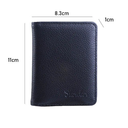 Ultra-thin Fashion PU Leather Mini Money Bag Credit Card Bag Cash Clip ID Card cover Men Wallet Coin Purse Business Card Holder