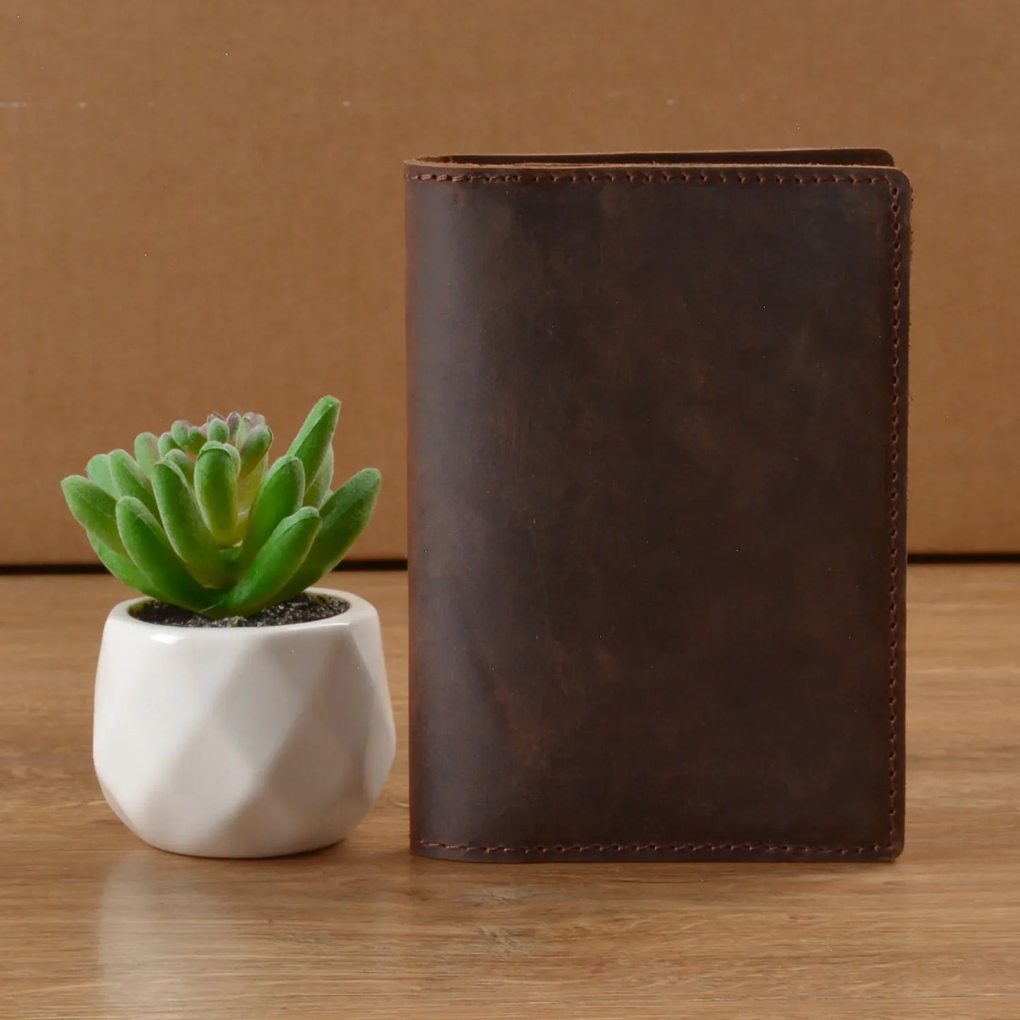 Original Top-Grain Leather Handmade Passport Holder