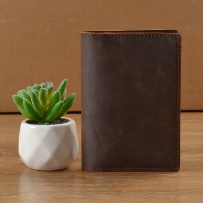 Original Top-Grain Leather Handmade Passport Holder