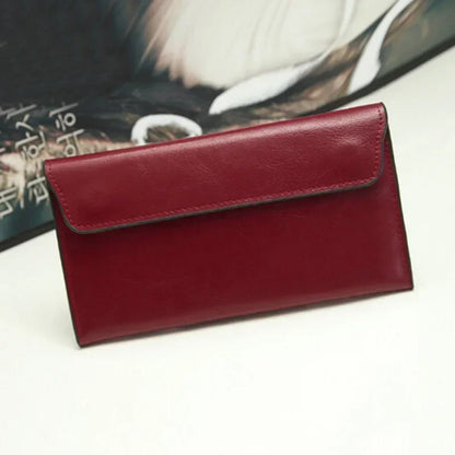 Elegant Leather Ladies Clutch Bag